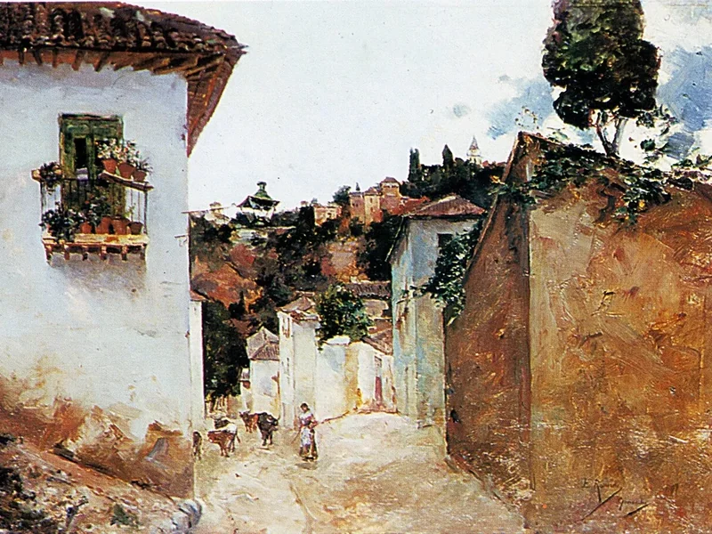 1863-Eduardo Rosende - Cuesta del Chapiz